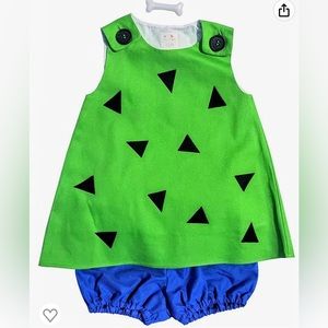 Toddler Pebbles costume from the flinstones